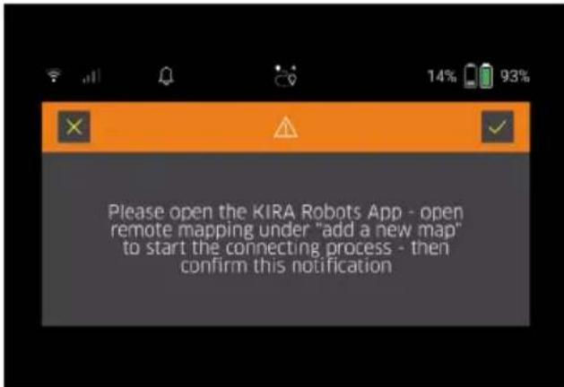 Kärcher KIRA CV 50 - Effectuer une course de reconnaissance manuelle avec la télécommande - 1