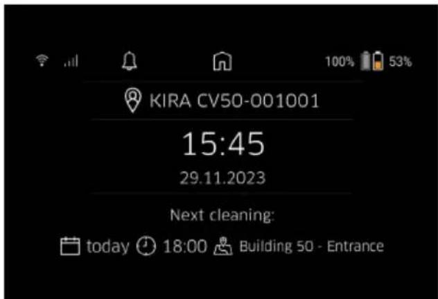 Kärcher KIRA CV 50 - Pornirea aparatului - 1