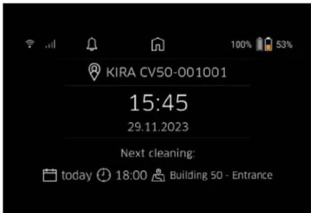Kärcher KIRA CV 50 - Ligar o aparelho - 1