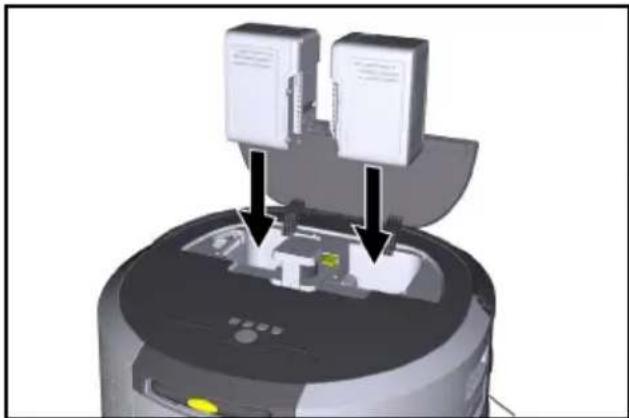 Kärcher KIRA CV 50 - Inserimento unità accumulatore - 2