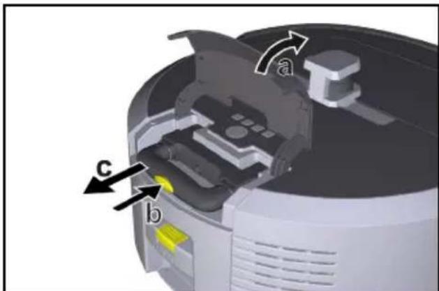 Kärcher KIRA CV 50 - Ta ut batteripaketen - 4