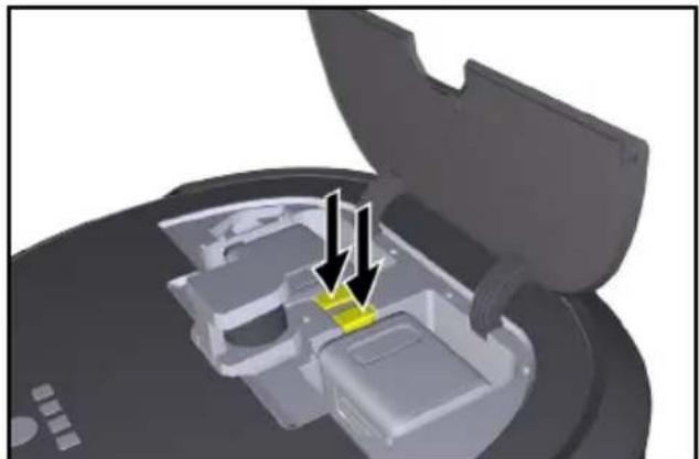 Kärcher KIRA CV 50 - Udtagning af batteripakkerne - 2
