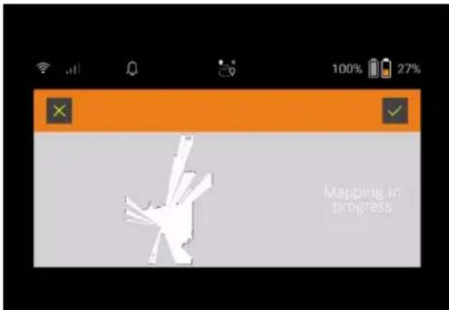 Kärcher KIRA CV 50 - Effectuer une course de reconnaissance manuelle avec la télécommande - 2