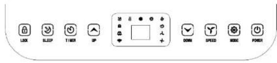 WILFA Chill Connected AC1B-9000C - PANEL STEROWANIA I WYŚWIETLACZ - 1