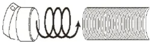 WILFA Chill Connected AC1B-7000C - DE UITLAATSLANG AANSLUITEN - 1