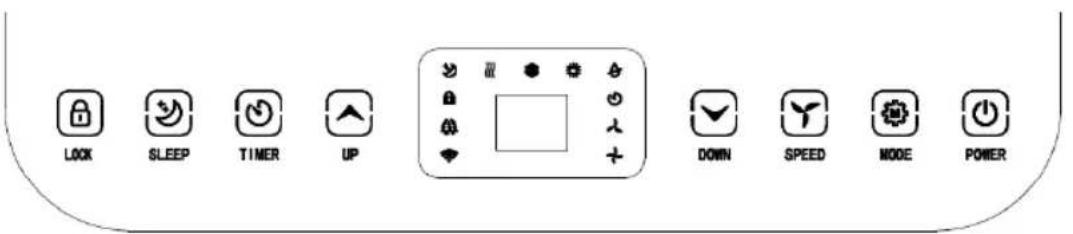 WILFA Chill Connected AC1B-7000C - CONTROL PANEL AND DISPLAY - 1