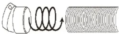 WILFA Chill Connected AC1B-7000C - ATTACH THE EXHAUST HOSE - 1
