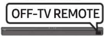 SAMSUNG HW-B650D - Adjusting the Soundbar volume with a TV remote control - 2