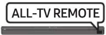 SAMSUNG HW-B650D - Ajuste do volume do Soundbar com o controlo remoto de um televisor - 9