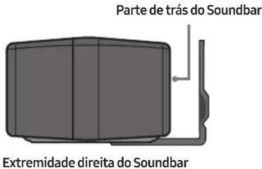 SAMSUNG HW-B650D - Coloque o Guia de suporte de parede encostado à superfície da parede. - 6