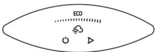 Tesy ModEco Cloud 50 - Prietaiso elektroninio valdymo jjungimas - 1