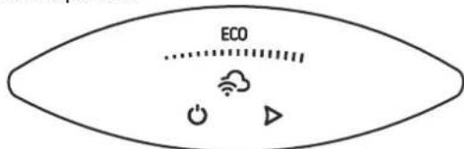 Tesy ModEco Cloud 50 - Slå på den elektroniska styrningen av enheten - 1