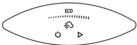 Tesy ModEco Cloud 50 - Включение электронного управления прибора - 1