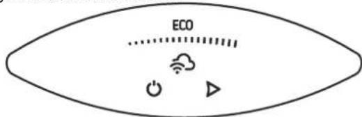 Tesy ModEco Cloud 50 - Ierīces elektroniskās vadības ieslēgšana - 1