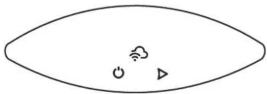 Tesy ModEco Cloud 50 - •Turning on the electronic control of the device - 2