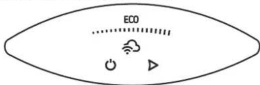 Tesy ModEco Cloud 50 - Zapnutí elektronického ovládání přístroje - 1