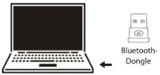 V7 HB650S - Anschluss am PC über den V7 Link Bluetooth USB-Dongle - 1