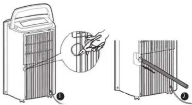 LANAFORM Dehumidifier - INSTALLATION DU TUBE DE DRAINAGE - 1