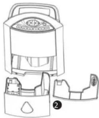 LANAFORM Dehumidifier - NAMESTITEV OGLENEGA FILTRA - 3
