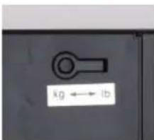 LANAFORM Electronic Scale XL - FUNCTIE VOOR HET SELECTEREN VAN DE GEWICHTSEENHEID : - 1