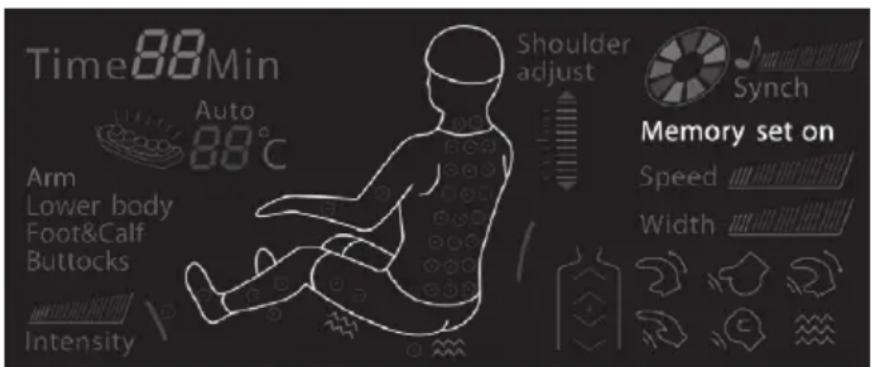 LANAFORM Massage Armchair - Vous pouvez mémoriser jusqu'à 3 massages. - 2