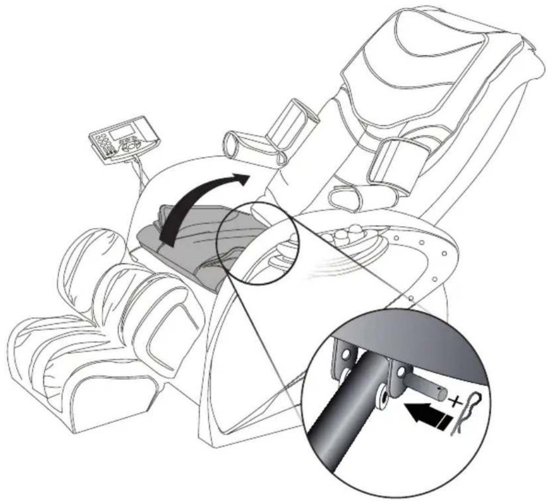 LANAFORM Massage Armchair - Ugradnja kontrolne ploče i mini nosača - 8