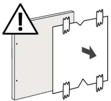 HOOVER HI 4C6F0S-80 - Vorbereitung des Panels - 1