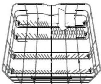 WHIRLPOOL WFO 3T233 P 6.5 X - PANIER INFÉRIEUR - 1