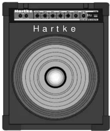 Hartke B120 - Übersicht: Vorderseite - 2