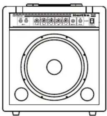 Hartke B300 - Übersicht: Vorderseite - 2
