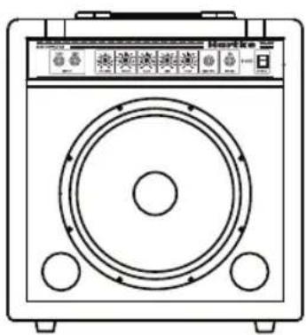 Hartke B300 - Recorrido guiado: Panel frontal - 2