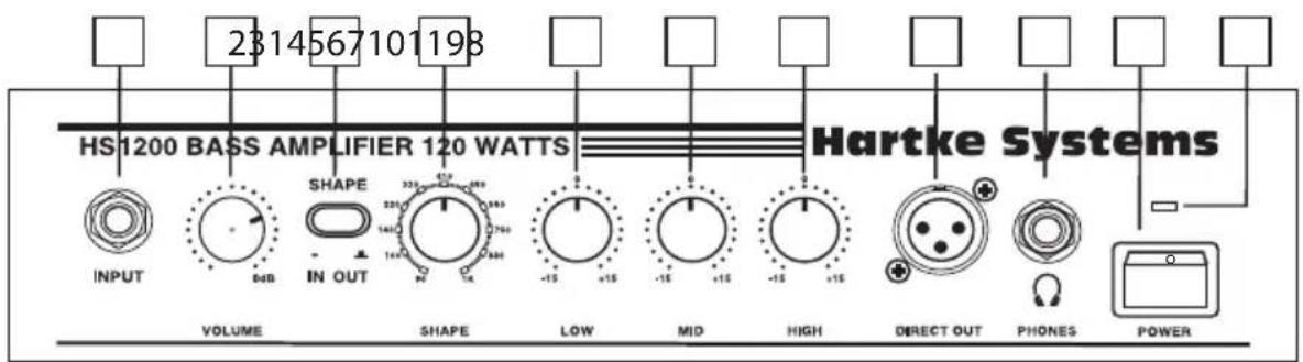 Hartke Kickback 10 - Guided Tour - Front Panel - 1