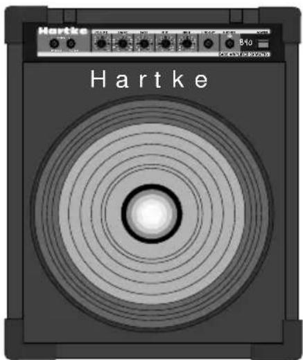Hartke B90 - Übersicht: Vorderseite - 2