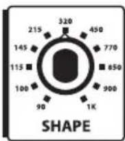 Hartke B600 - Usare l'Equalizzazione e il controllo Shape - 6