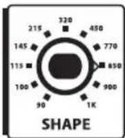 Hartke B600 - Uso de la ecualización y "Shape" - 1