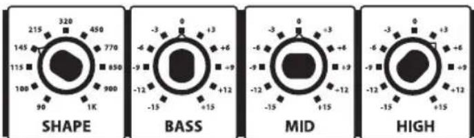 Hartke B900 - Equalizer und Shape verwenden - 3