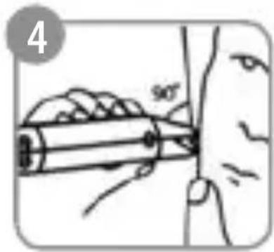 LANAFORM Men's Travel Shaver - Pokyny pro klasické používání: - 3