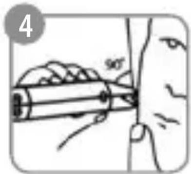 LANAFORM Men's Travel Shaver - Instructions pour une utilisation classique : - 3