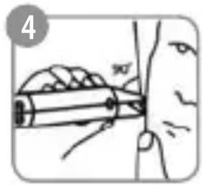 LANAFORM Men's Travel Shaver - Istruzioni per un utilizzo classico: - 3