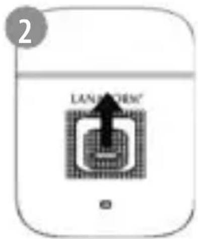 LANAFORM Men's Travel Shaver - Instrukcje dotyczące eksploatacji codziennej: - 1