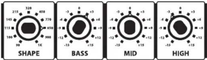 Hartke B150 - Using Equalization and Shape - 1