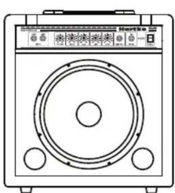 Hartke B150 - Übersicht: Vorderseite - 2