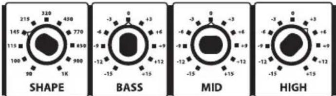 Hartke B150 - Using Equalization and Shape - 2