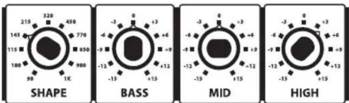 Hartke B150 - Equalizer und Shape verwenden - 3