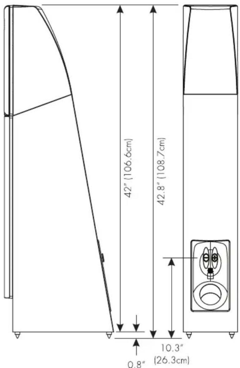 Martin Logan Motion 10 - DIMENSIONAL DRAWINGS MARTINLOGAN MOTION 12 - 4