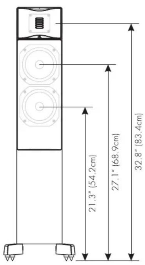 Martin Logan Motion 10 - DIMENSIONAL DRAWINGS MARTINLOGAN MOTION 10 - 3