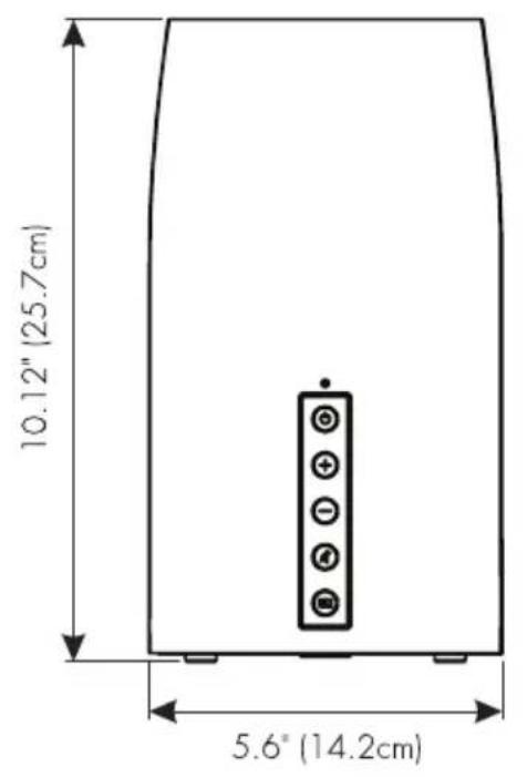 Martin Logan Forte - BRAVADO DIMENSIONAL DRAWINGS - 2