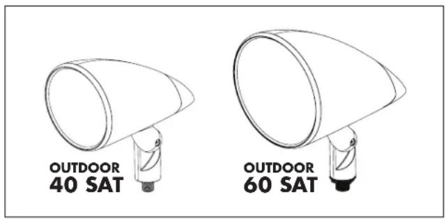Martin Logan Outdoor 40 Sat - MartinLogan Outdoor Living Series Satellite Speakers - 1