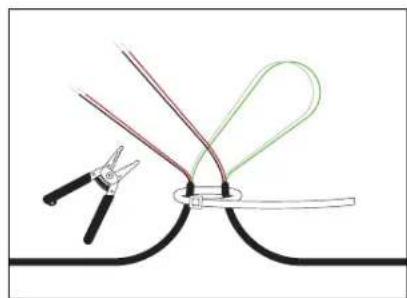 Martin Logan Outdoor 40 Sat - Preparing the 4 Conductor Burial Cable - 4