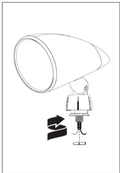Martin Logan Outdoor 40 Sat - Installing Ground Stake Accessory & Attaching Speaker - 4